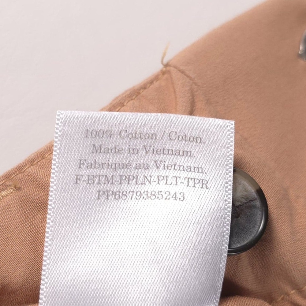 EVERLANE High Rise Straight‎ Leg Casual Pants Pleated 100% Cotton Size 4 - Picture 12 of 12